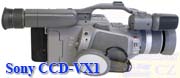 Kamera Sony CCD-VX1z roku 1993 (Kliknutí zvětší)