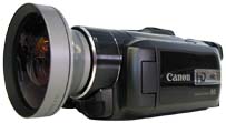Canon HG21 s předsádkou WD-H37II (Klikni pro zvětšení)
