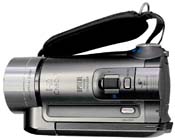 Detail kamery Canon HF100 shora (Klikni pro zvětšení)