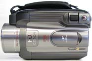 Detail horní strany modelu Canon HG20 (Klikni pro zvětšení)