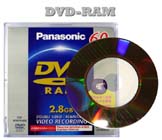 Rotační médium Panasonic: DVD-RAM (Klikni pro zvětšení)