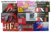 Některé značky a typy magnetofonových kazet na trhu 