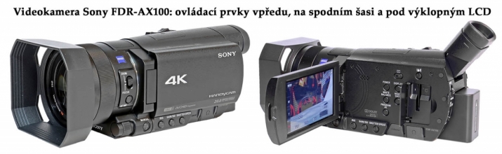 Videokamera Sony FDR-AX100: Manuální ovládání...