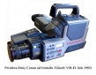 První Canon s mechanikou Video8 v přístroji: VM-E1