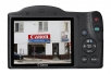 Velký a přehledný displej fotoaparátu Canon SX430 