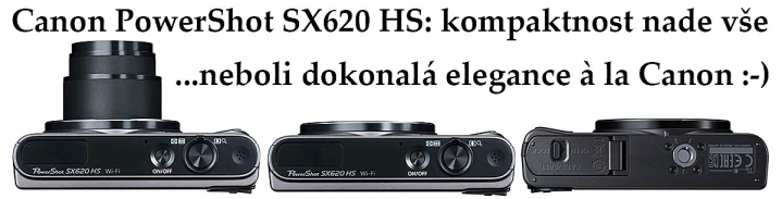 EXTRA kompaktní fotoaparát Canon SX620 v detailech