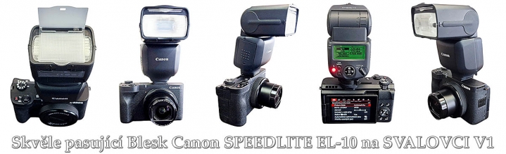 SKVĚLÝ blesk do IQ-PAtice: Canon SPEEDLITE EL-10...