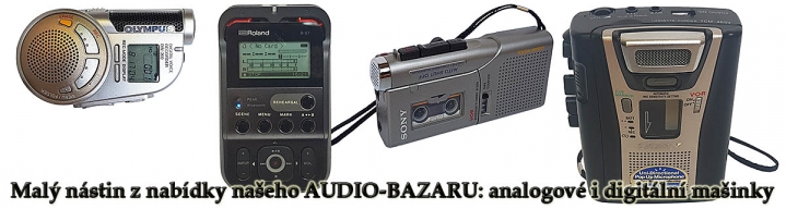 Pár z mnoha přístrojů nové sekce našeho Audio-Bazaru