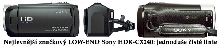 Detaily nejlevnější spotřebky na trhu: Sony HDR-CX240