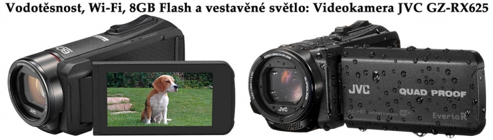 Videokamera JVC GZ-RX625: displej ve dvou detailech