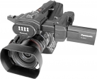 Videokamera Panasonic HC-MDH3 v přední perspektivě