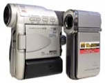 Srovnání: Canon MV20 a Sony TG7 (Kliknutí zvětší)