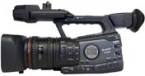 Canon XF305 v plné parádě zleva (Kliknutí zvětší)